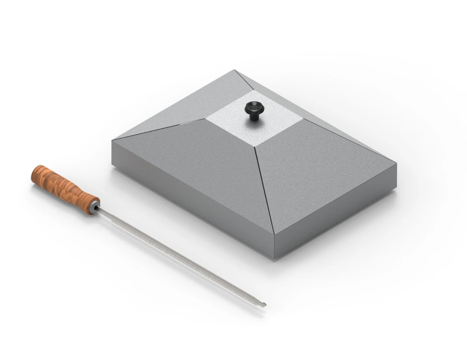 Tampa Inox + Espeto – Combo HOBBYGRILL